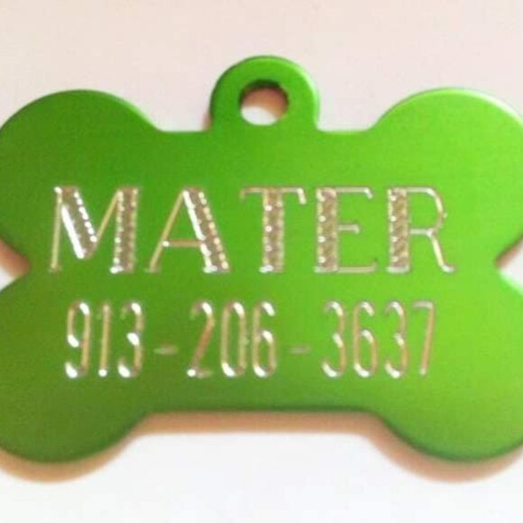 2x Engraved Pet, Dog/Cat ID Tag, Personalized, Safety, Custom, Made in USA - Picture 2 of 2